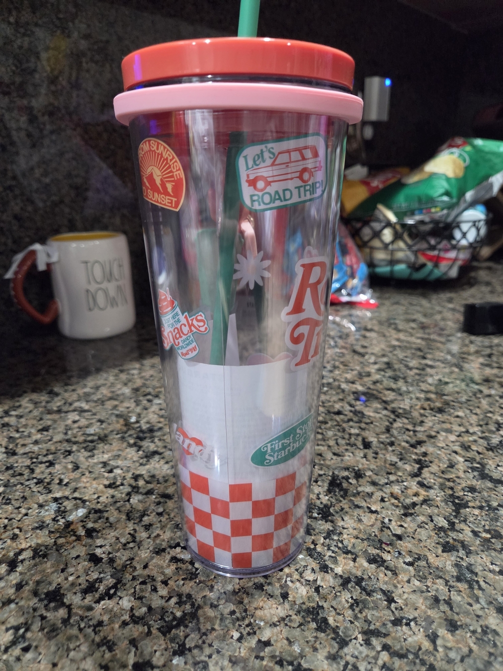 Starbucks x Dandy Worldwide 2026 Road Trip Cold Cup 24oz Fuzzy Dice Charm